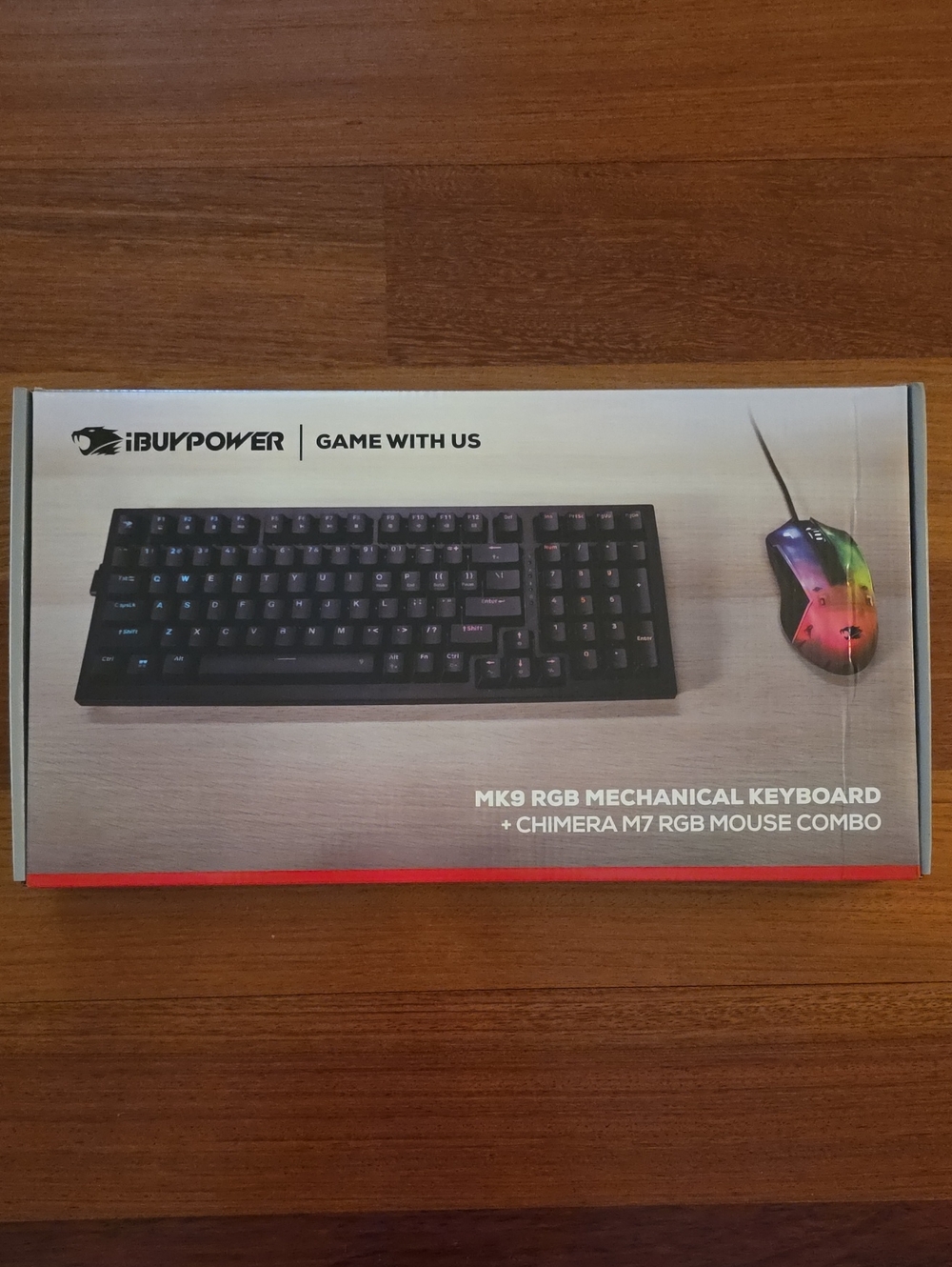iBUYPOWER MK9 Mechanical Keyboard + Chimera M7 RGB Mouse Combo - New In Box